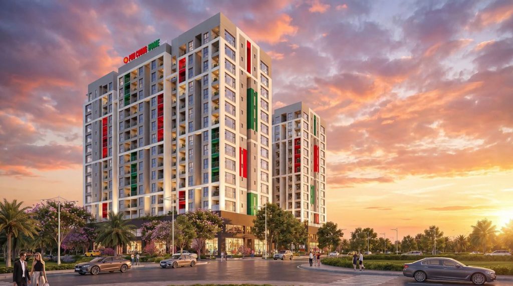 Phối cảnh căn hộ nhà ở xã hội Phú Cường Home Vĩnh Long