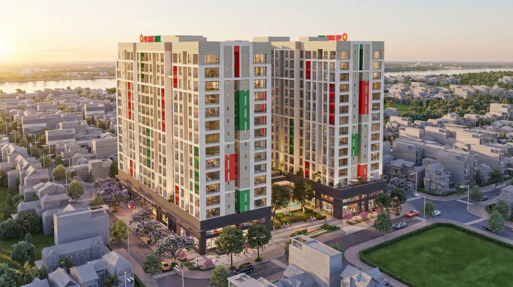 Phối cảnh mặt đứng